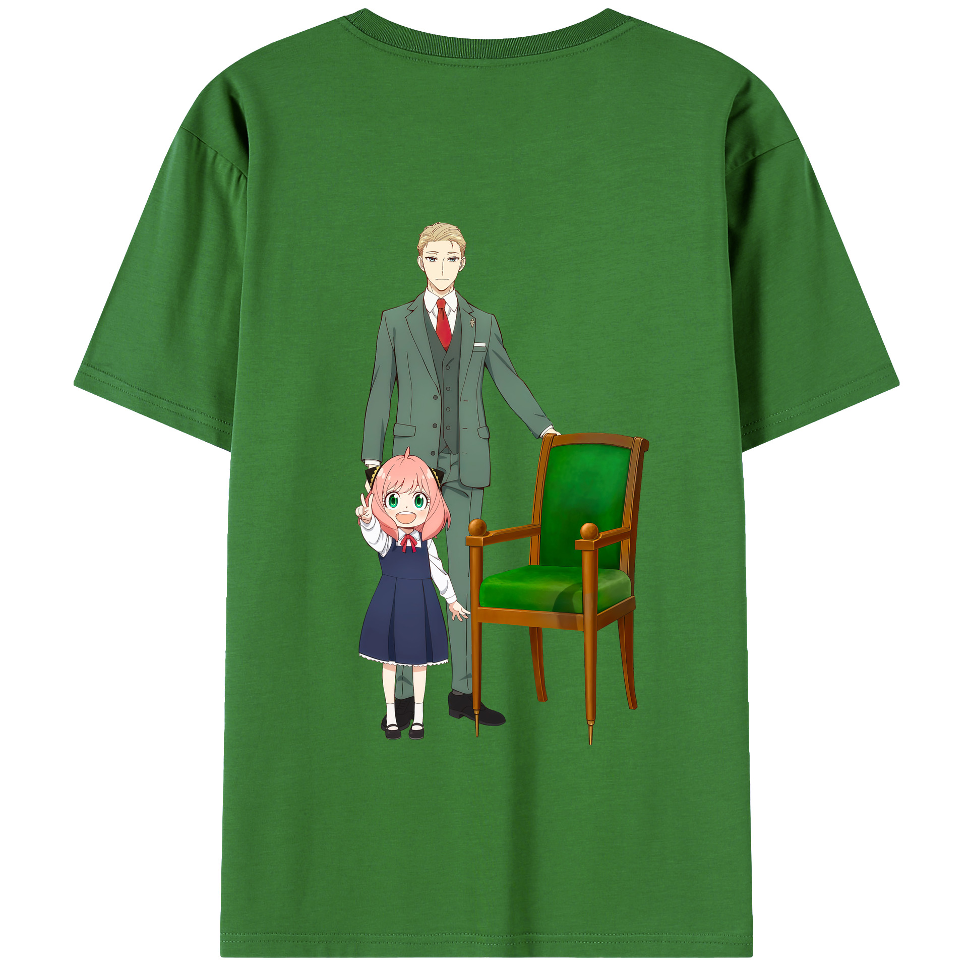 （画像用） SPY×FAMILY间谍家家酒 レディース半袖Tシャツ(バックプリント)